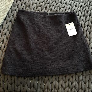 NWT Theory Navy Tweed Mini Skirt size 10